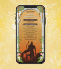 Ram Temple Invitation Card | Akhand Ramayan Paath Digital Invite | IM-2553