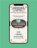 Housewarming Invitation eCard | Elegant Minimalist House Ceremony Invite | H-02